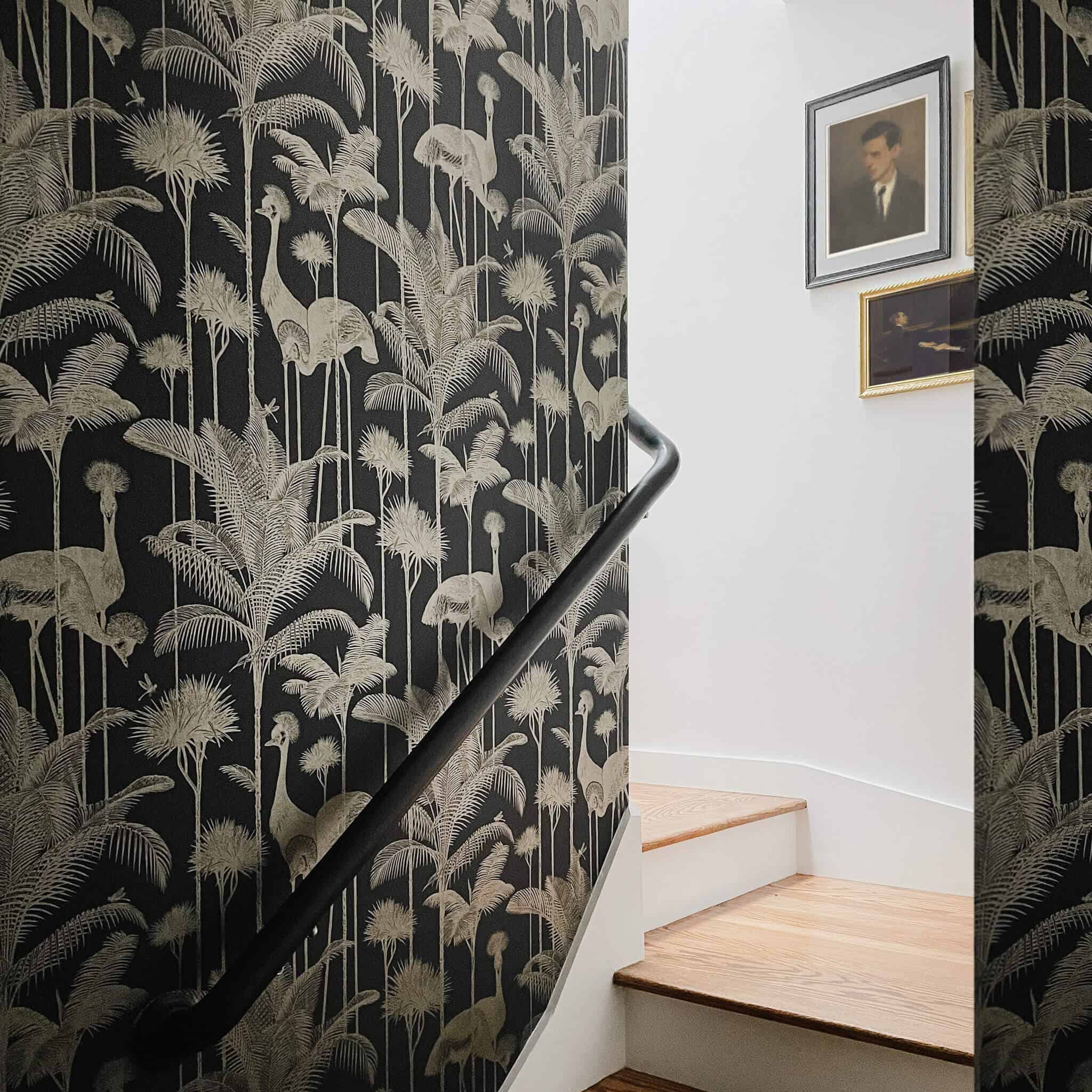 16 Fabulous Ideas That Bring Wallpaper to the Stairway  Decoist