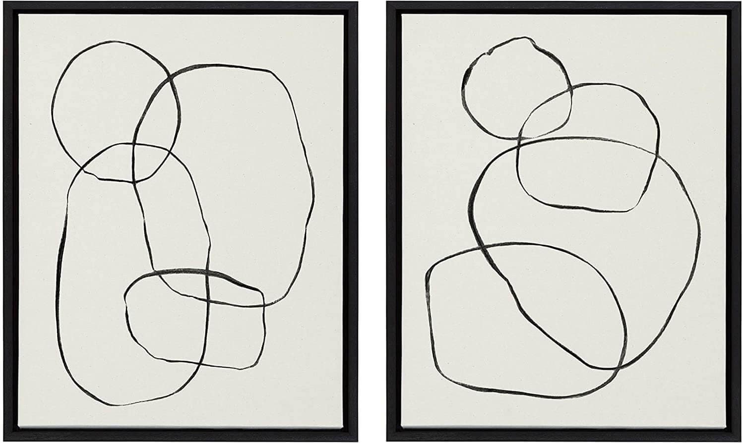 Minimalist art of circles.