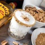 Cinnamon Toast Crunch Shot topped with cereal.