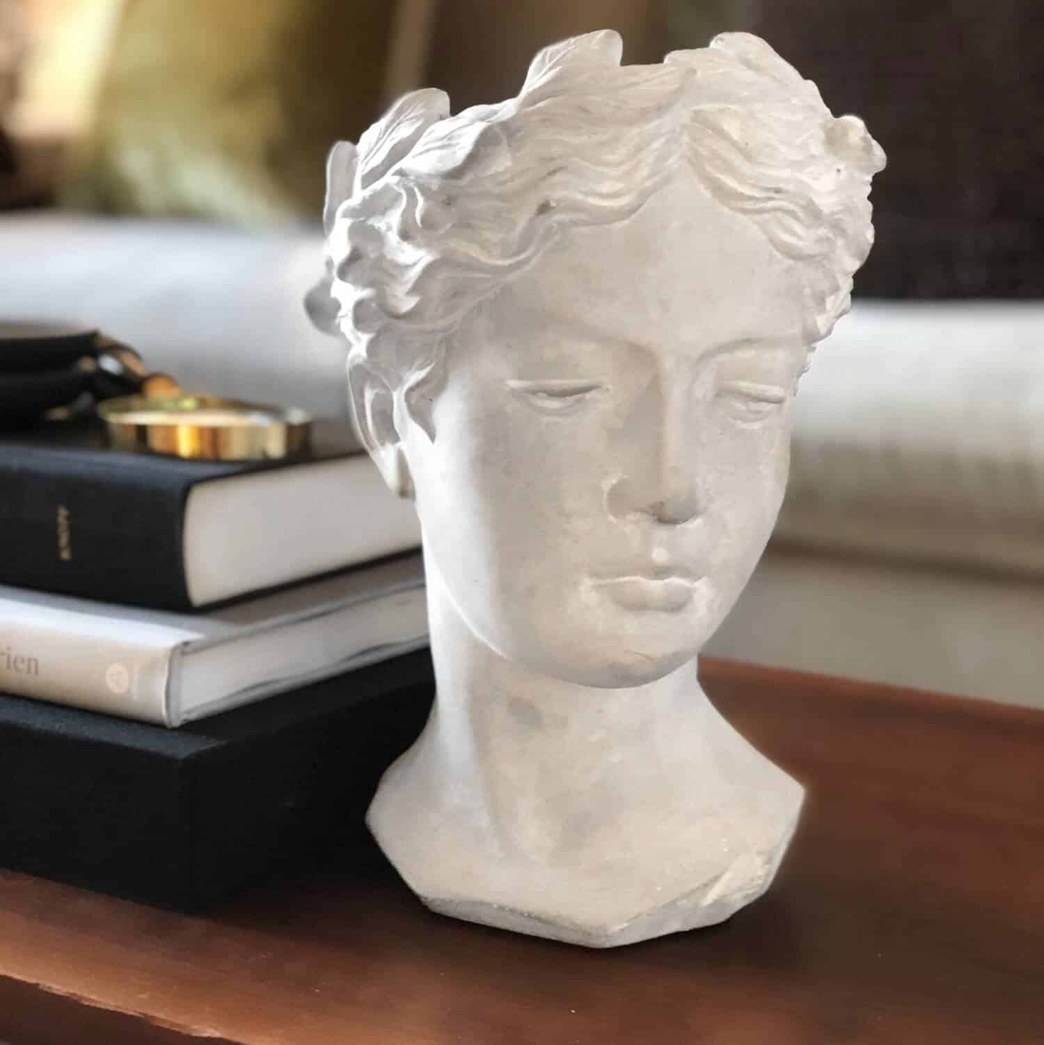 Bust of a woman.