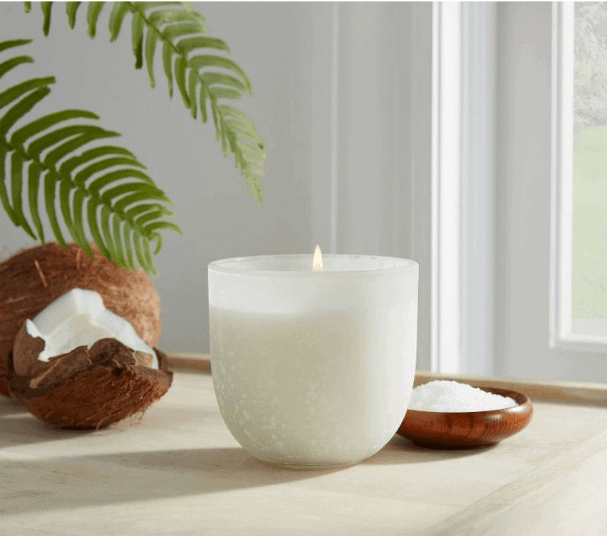 A styled nightstand isn't complete without a luxury scented candle