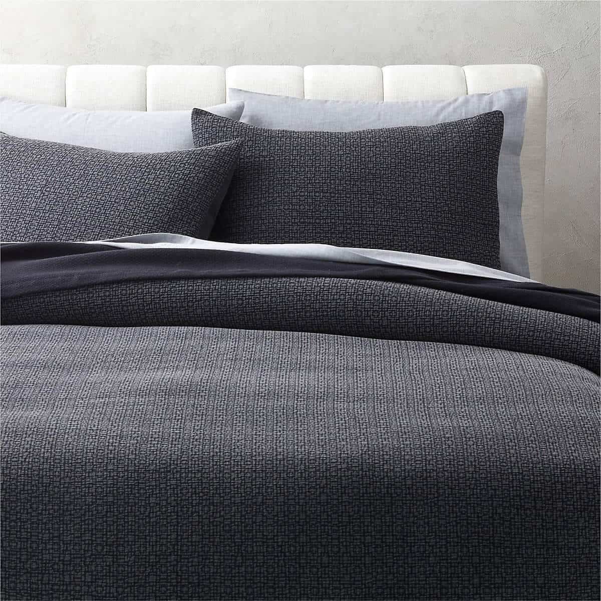 Blair Black Stonewash Duvet Cover