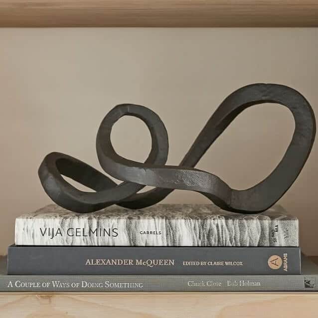 Bronze Decorative Metal Ribbon O