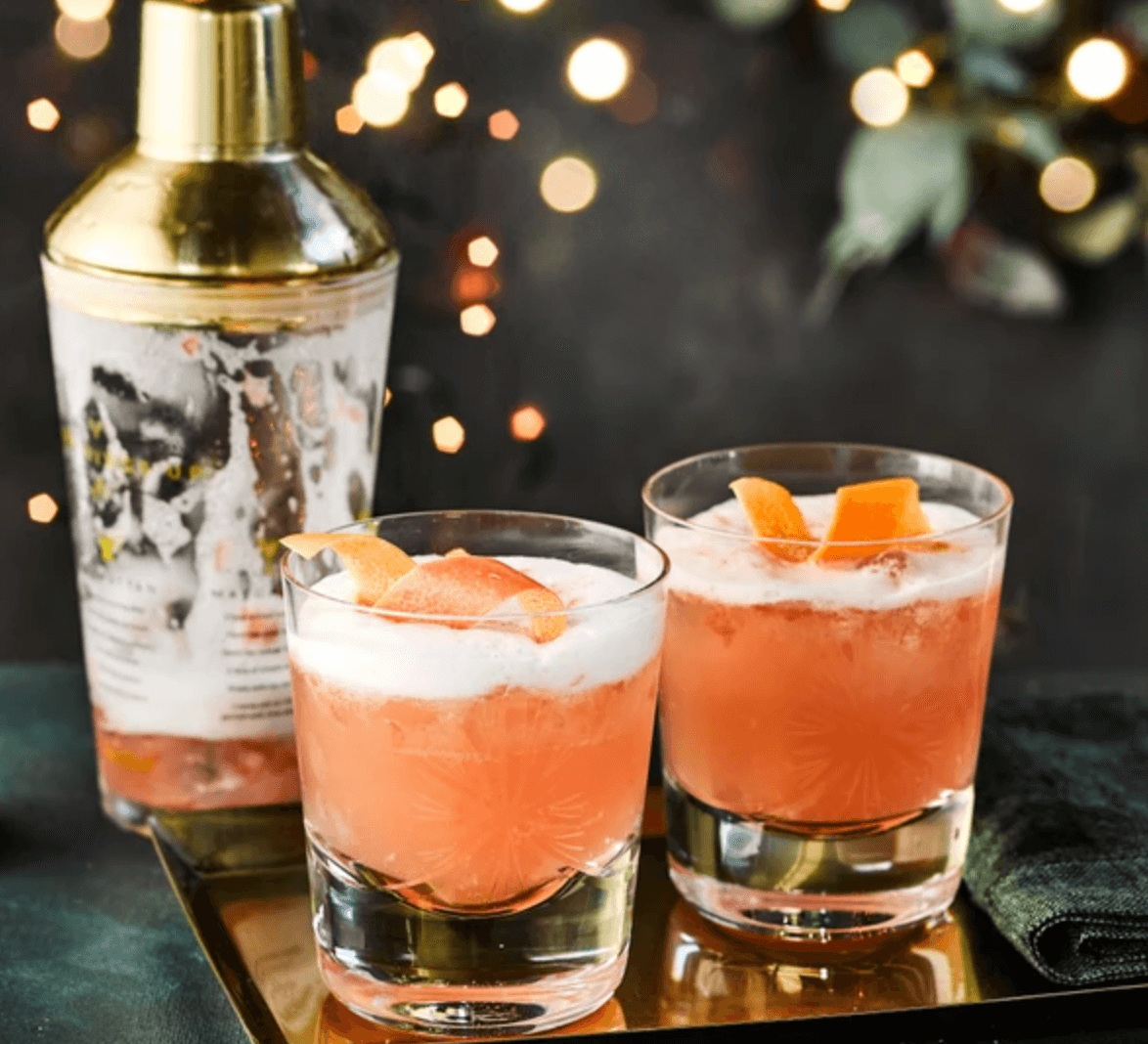 Grapefruit Sour Gin Mocktail