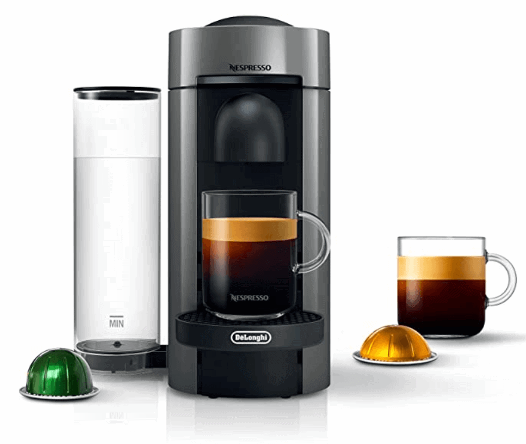Black Nespresso Machine.