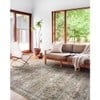 Click for more info about Loloi II Layla LAY-13 Printed Antique / Moss Oriental Area Rug 7'-6" x 9'-6"