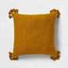 Click for more info about Euro Chunky Woven Tassel Throw Pillow Saffron - Opalhouse™