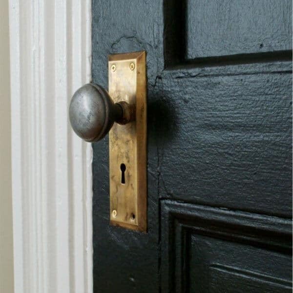 antique brass door handle