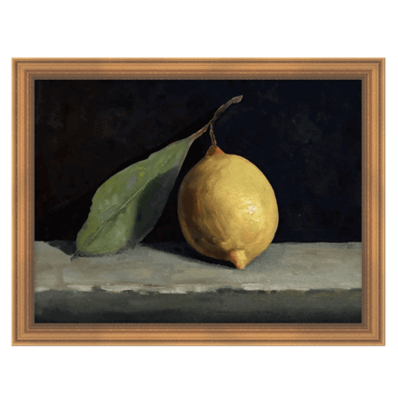 Lemon painting