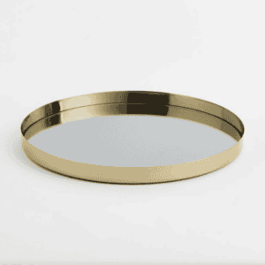 Brass mirror tray