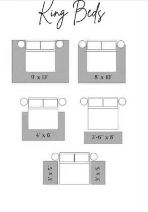 King Bed Rug Dimensions