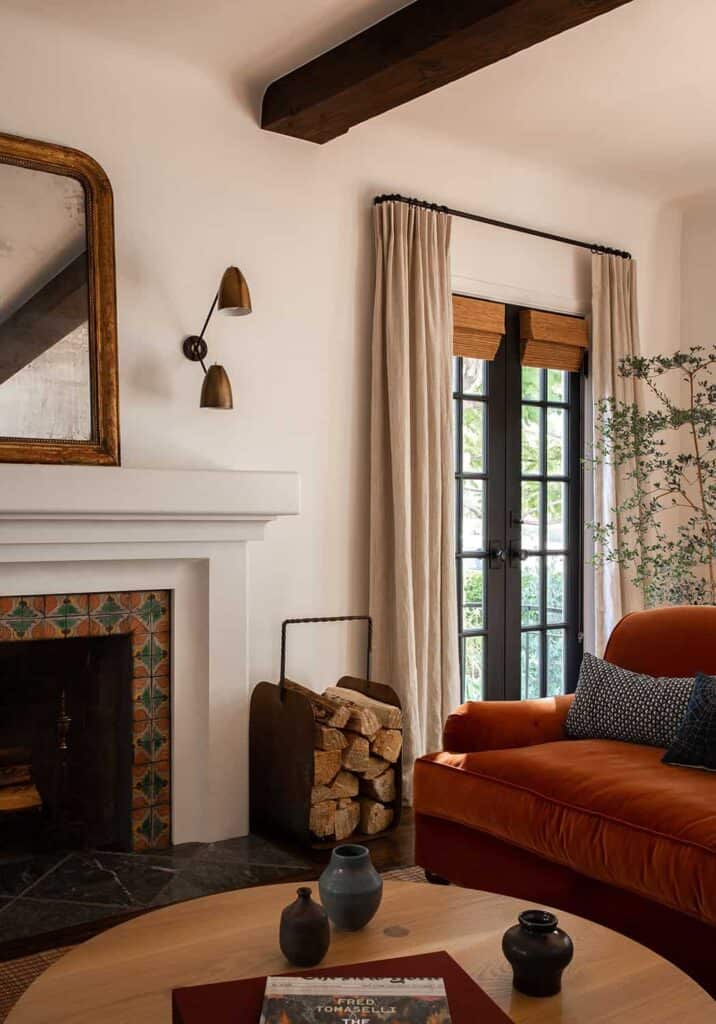 cool living room fireplace