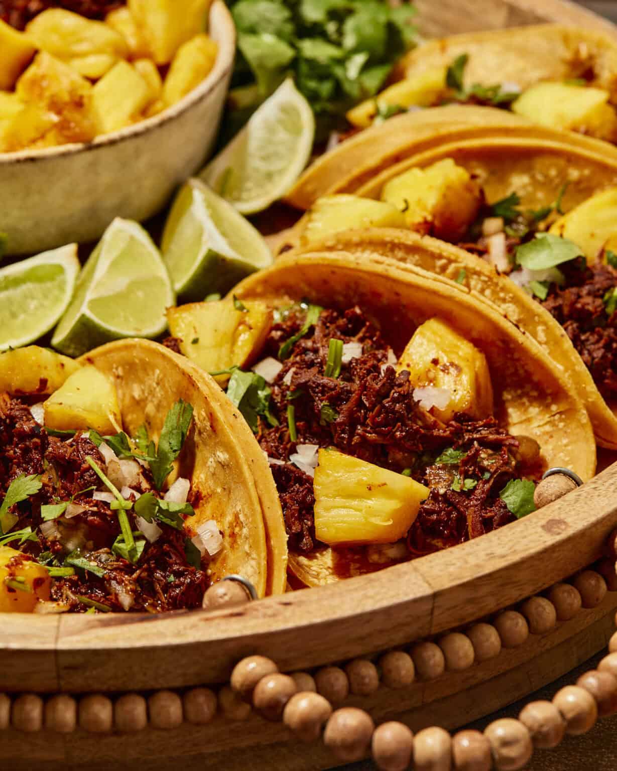 The Juiciest Tacos de Trompo Recipe (Al Pastor Tacos) 136 home