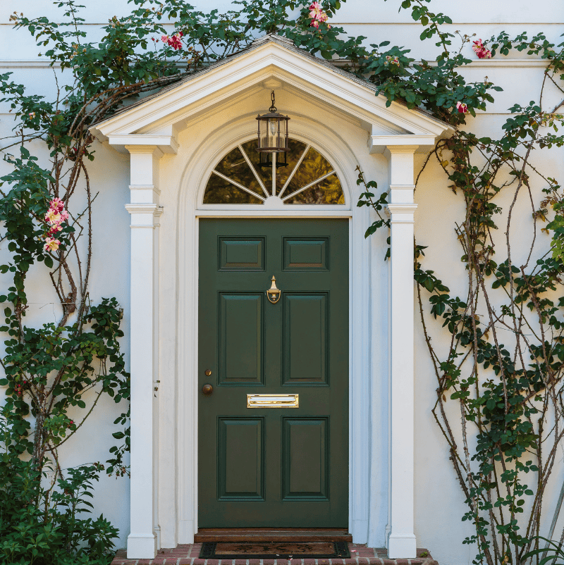 DIY Front Door Replacement Green