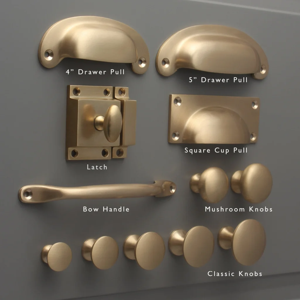 types of cabinet hardware where to put knobs and handles on kitchen cabinets