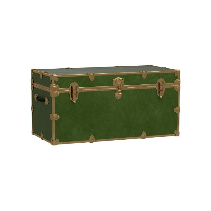 moody antique living room trunk