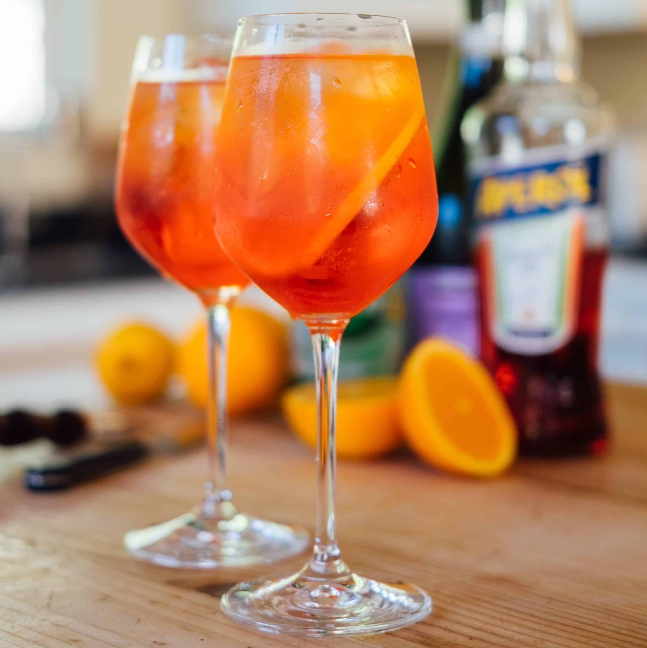 Aperol Spritz in glass