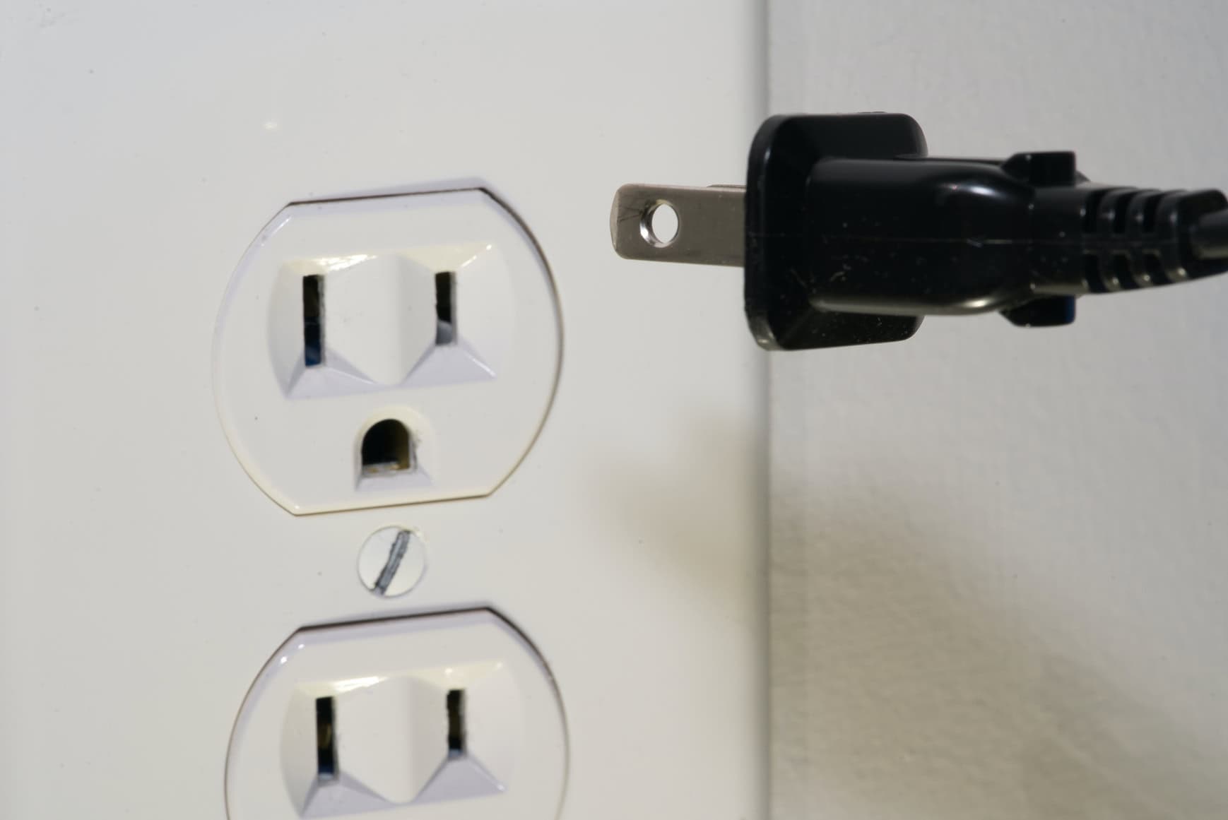 Plug right in front of an electrical outlet.