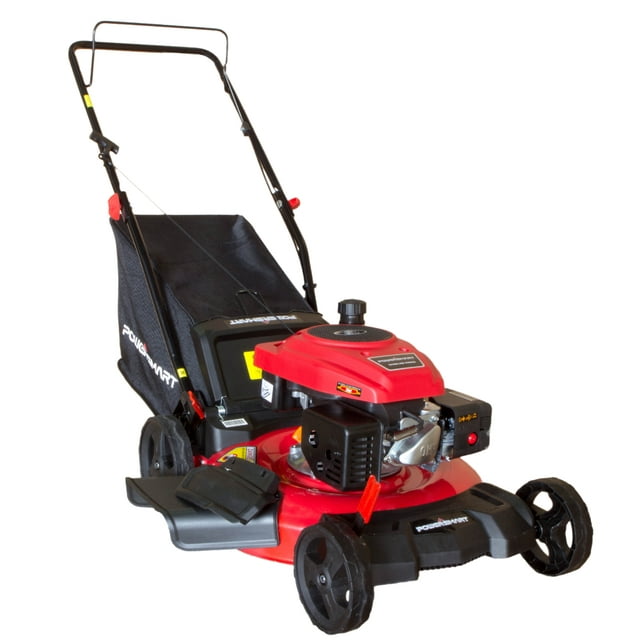 PowerSmart DB2194PR 21" 3-in-1 Gas Push Lawn Mower 170cc with Steel Deck best lightweight lawn mower