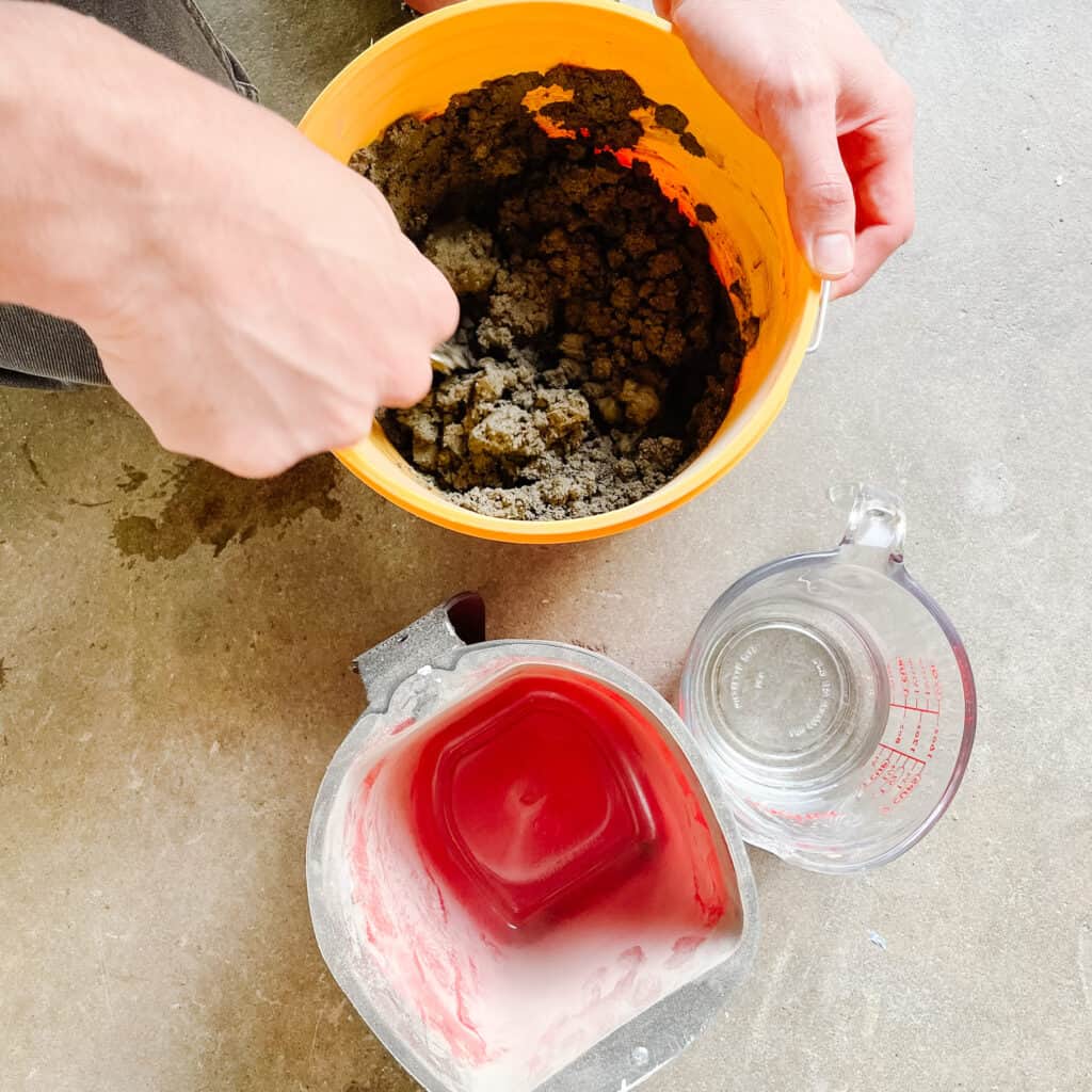 epoxy garage floor cost diy patch fill