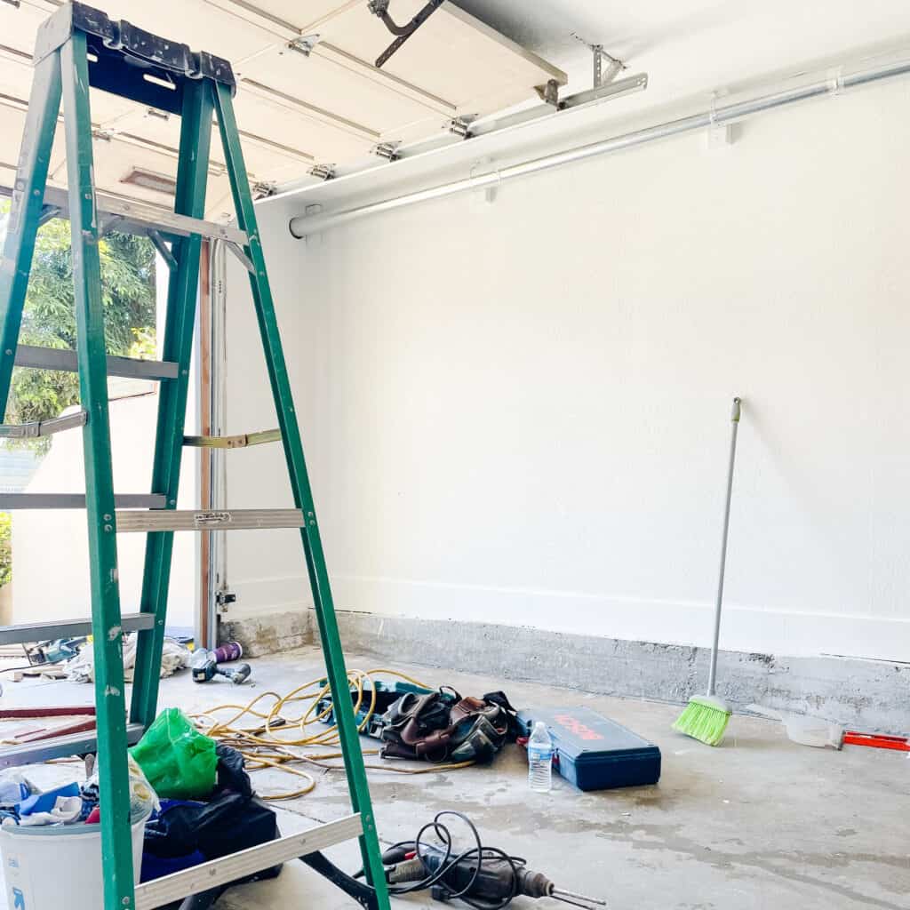 epoxy garage floor cost diy prep the floor