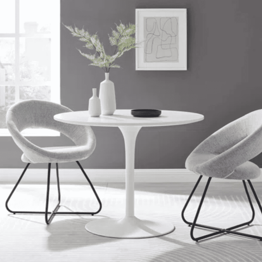 white round table 