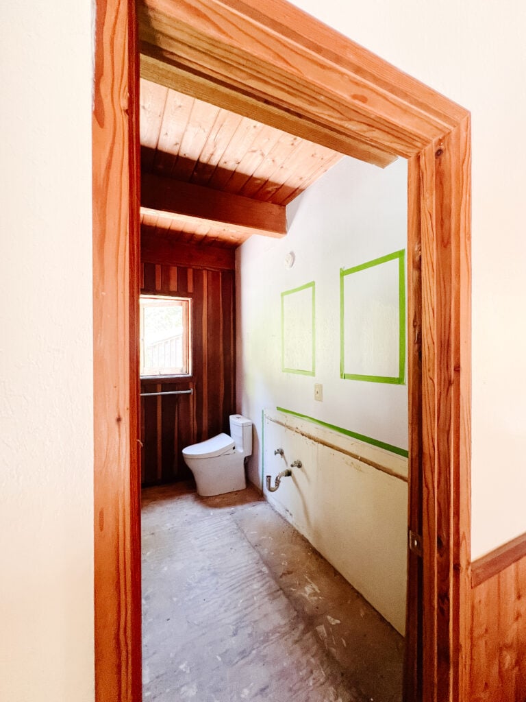 cabin bathroom remodel 