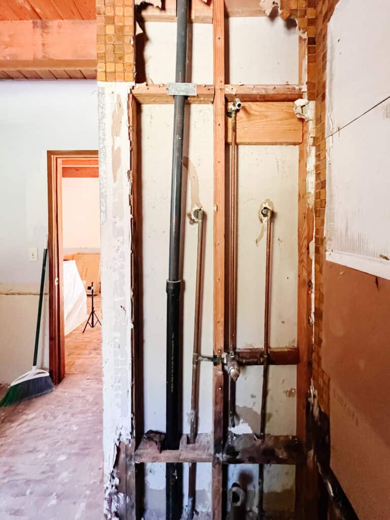 cabin bath shower demo 