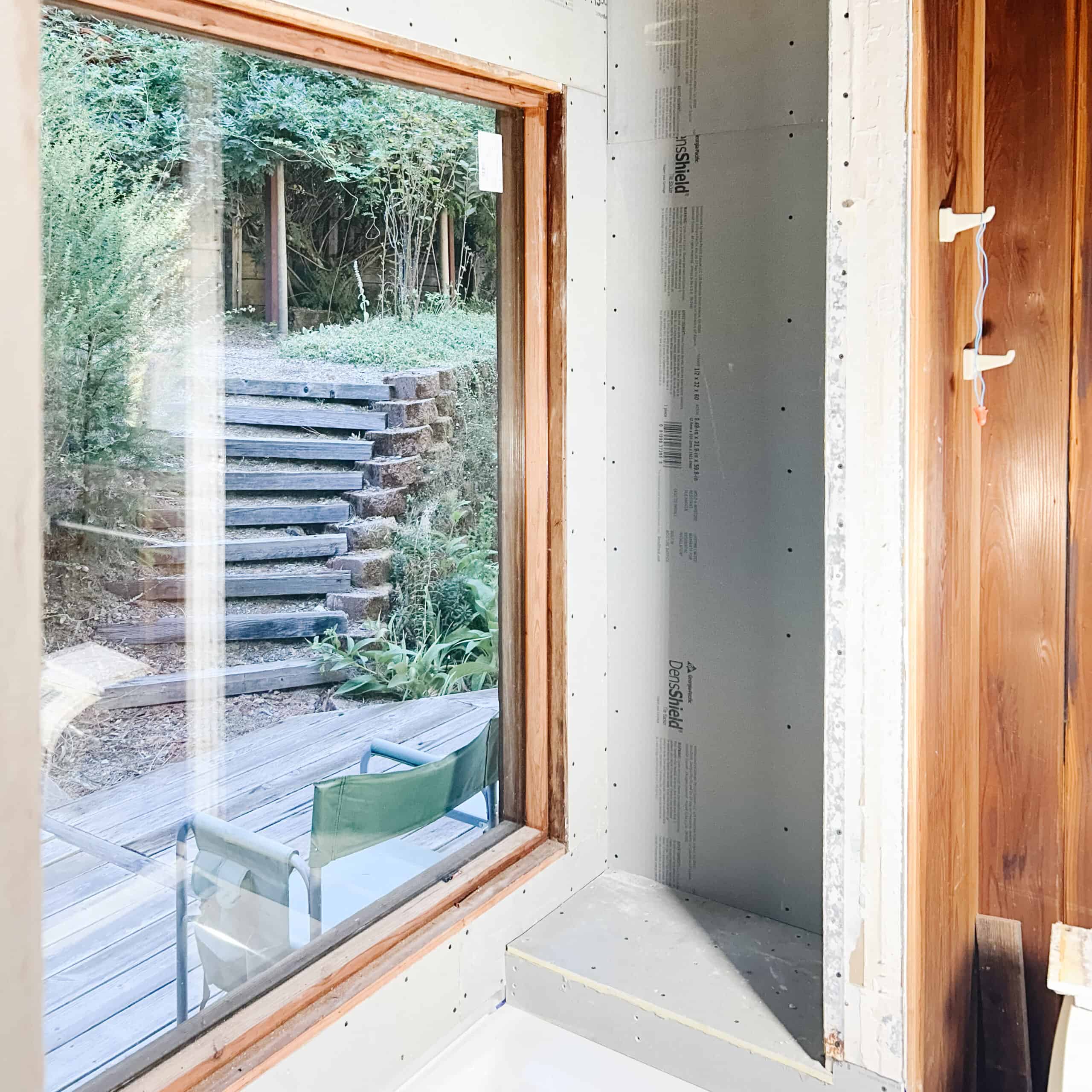 construction of bathroom