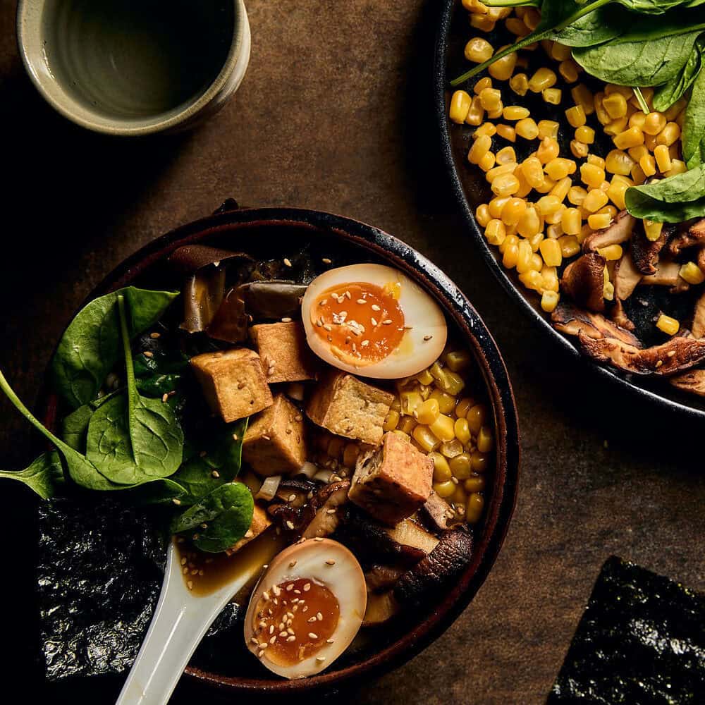 vegetarian miso ramen recipe.